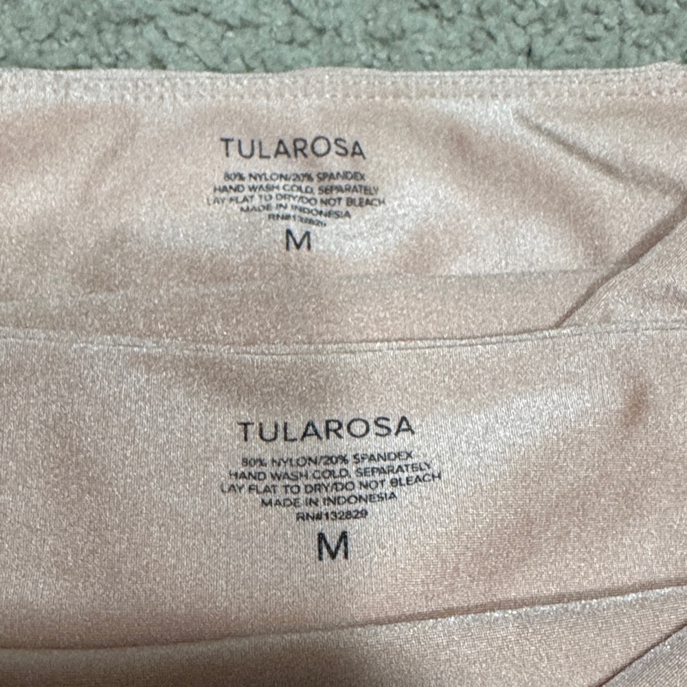 Tularosa Legacy Bikini in Blush Pink Size M - Picture 3 of 6